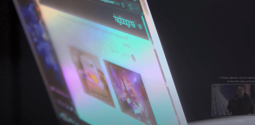 Lenovo’s Project Crystal is the first laptop in the world with a transparent microLED display