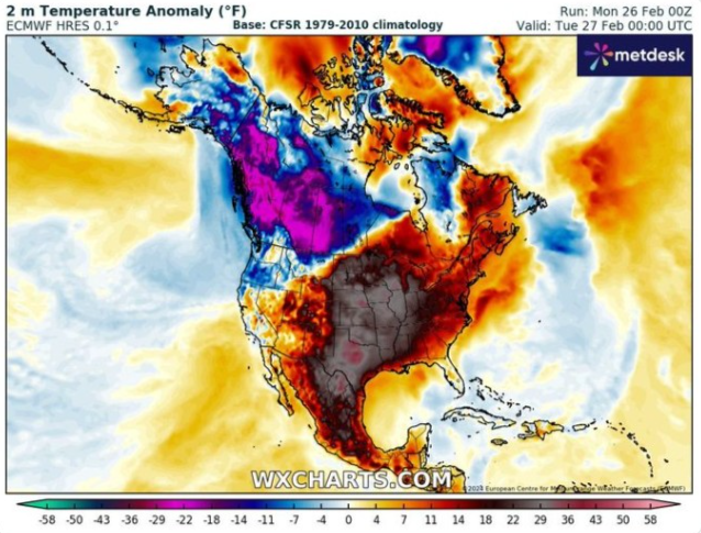 Des conditions météo hallucinantes aux États-Unis cette semaine&nbsp;!