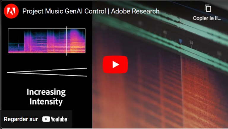 Project Music GenAI Control : Adobe lance une IA pour générer de la musique