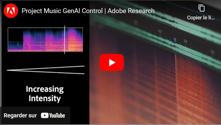 Project Music GenAI Control : Adobe lance une IA pour générer de la&nbsp;musique