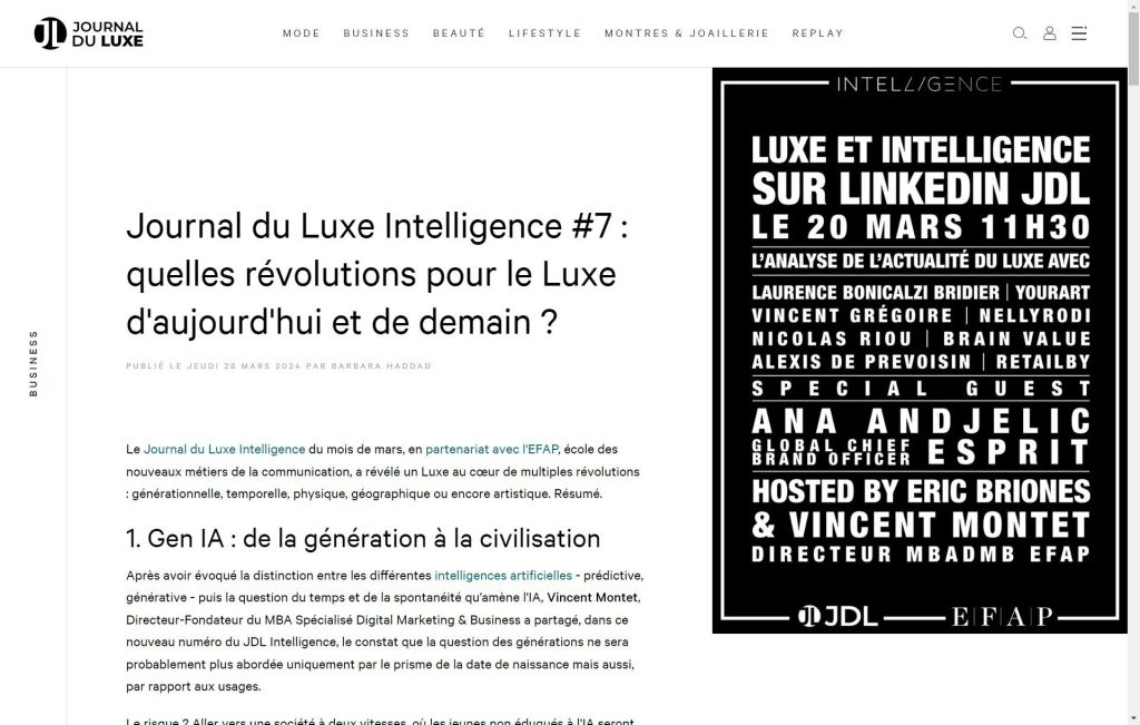 Révolutions dans l&rsquo;industrie du&nbsp;luxe