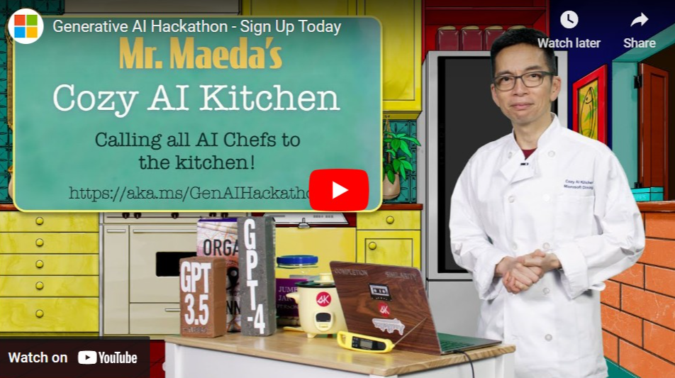 Microsoft Generative AI&nbsp;Hackathon