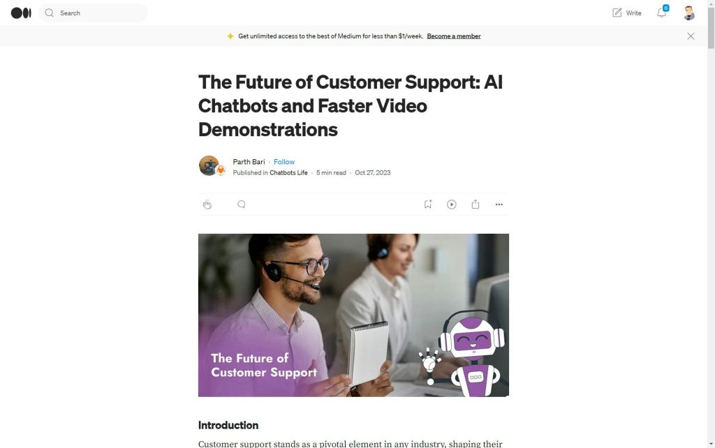 L’avenir du support client : les chatbots IA et les démonstrations vidéo plus rapides